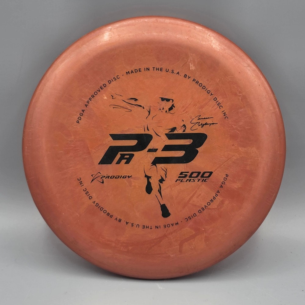 Prodigy Putter 173g Orange PA-3 500 Plastic Colglazier Signature Disc